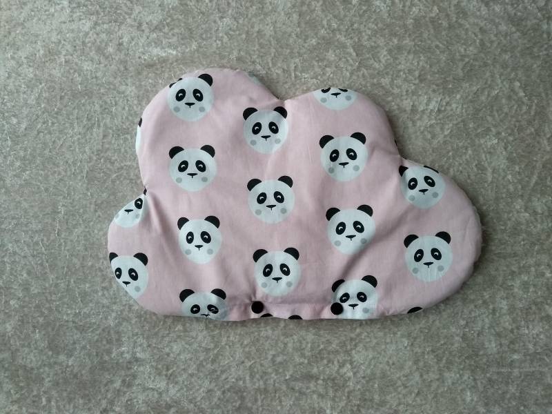 Wärmekissen Wolke, Panda, Rosa, Roggenfüllung von Etsy - KleineWohlmanufaktur