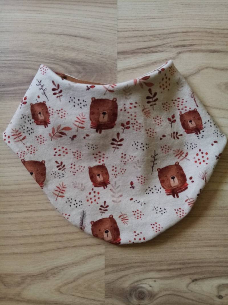 Halstuch Baby Bärengesicht von Etsy - KleinerDiamant