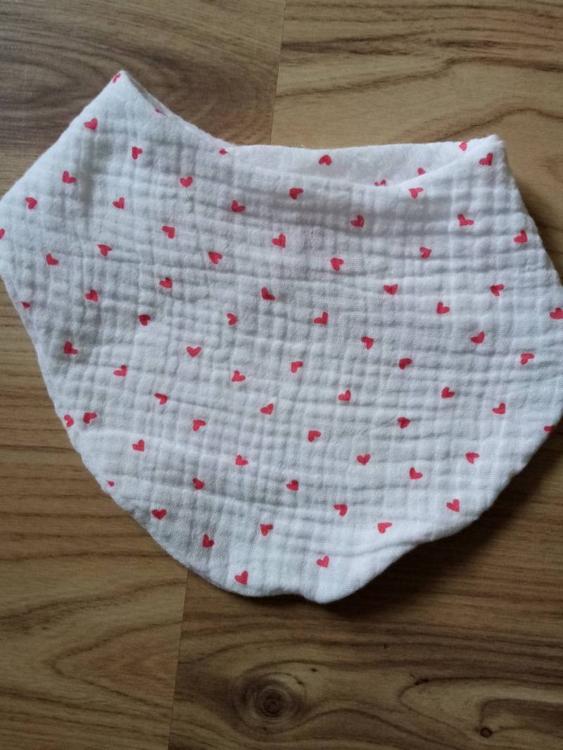 Halstuch Baby Herzchen von Etsy - KleinerDiamant