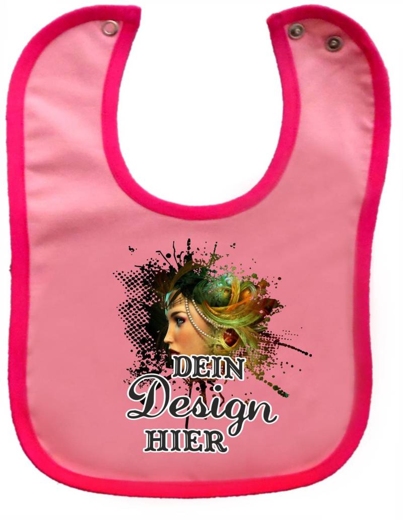 Baby Lätzchen Mit Farbigen Saum Personalisiert Deinem Wunschmotiv von Etsy - KleinerFratzStore