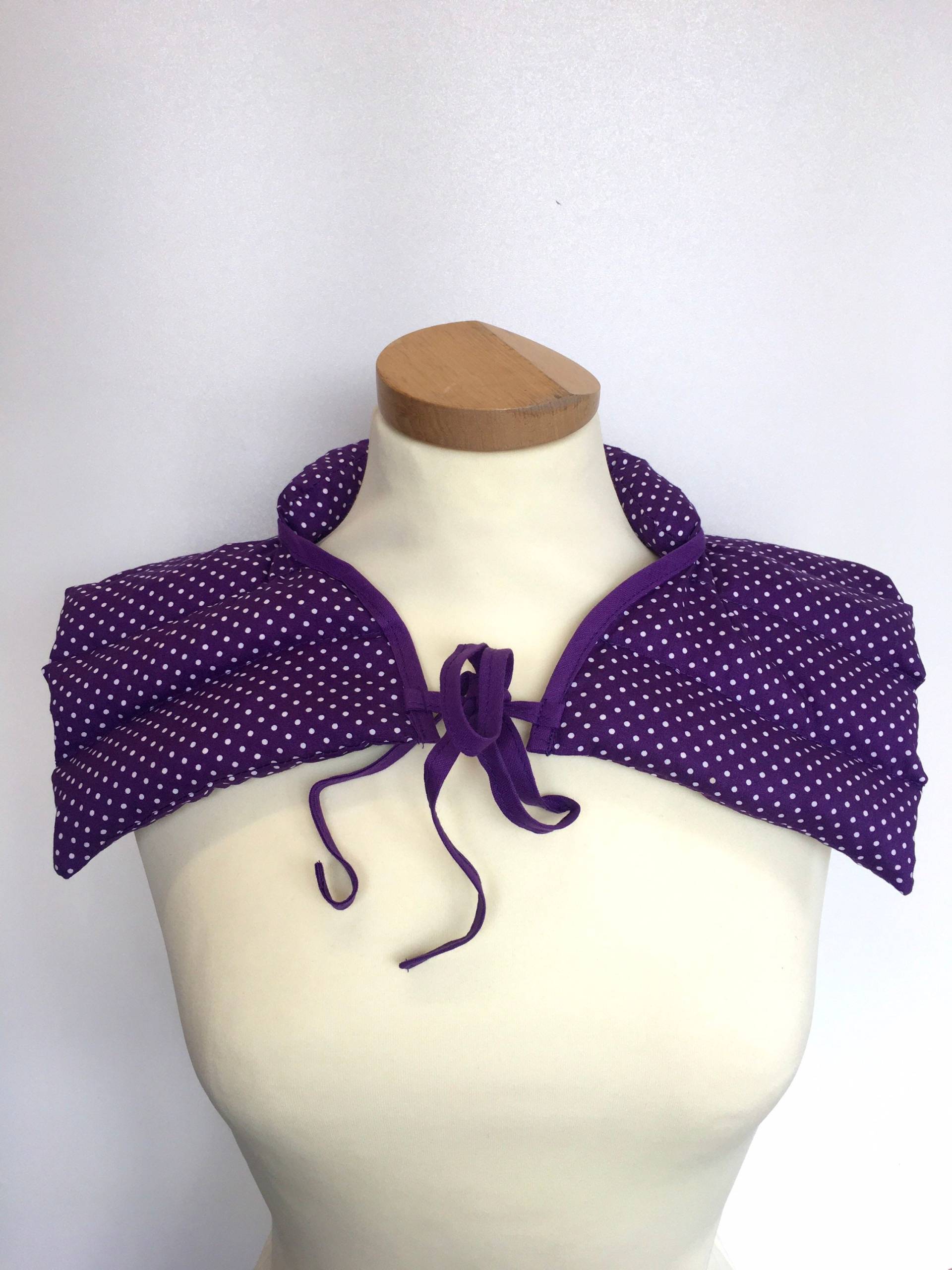 xl Nackenkissen - Wärmekissen „ Violett Mit Tupfen" von Etsy - KleinesAtelier