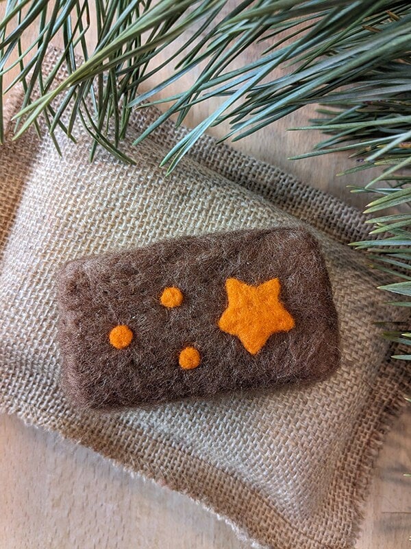 Umfilzte Seife Eingefilzte Filzseife Orangenseife Zimtseife Zimt-Orange Weihnachtsseife Geschenkidee Weihnachtsgeschenk von Etsy - KleinstigkeitenDE