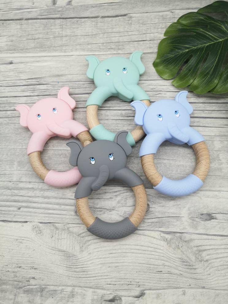 Beißring Elefant von Etsy - Klitzebunt