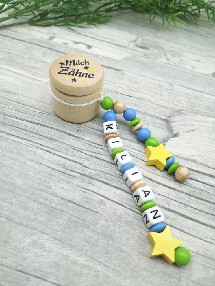 Milchzahndöschen Stern Milchzahndöschen Stern von Etsy - Klitzebunt