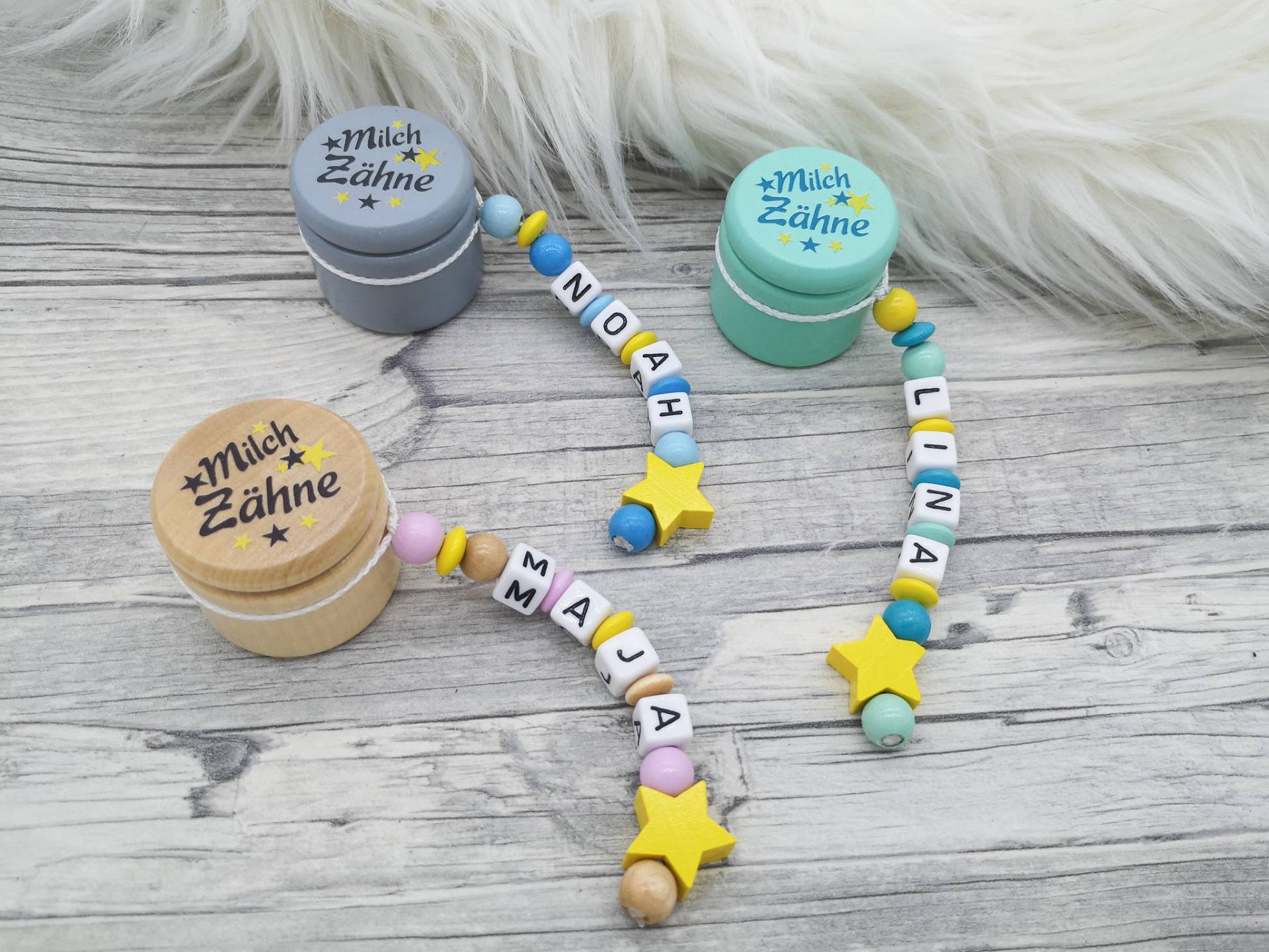 Milchzahndöschen Stern Milchzahndöschen Stern von Etsy - Klitzebunt