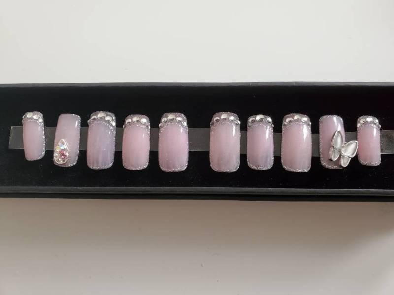 Elegantes Pink 10Er Set Zum Aufbügeln von Etsy - KnailsArt