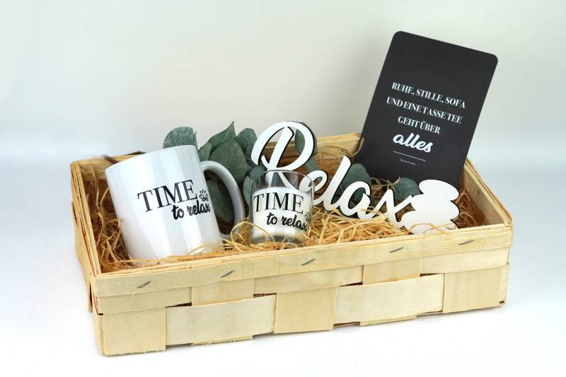 Geschenkset "Relax" // Wellness Zu Hause Entspannungsbox Time To Relax von Etsy - Kraussemotions