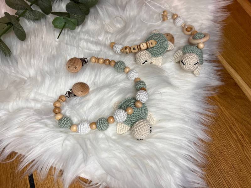 Kinderwagenanhänger Schildkröte von Etsy - KreativLoewin