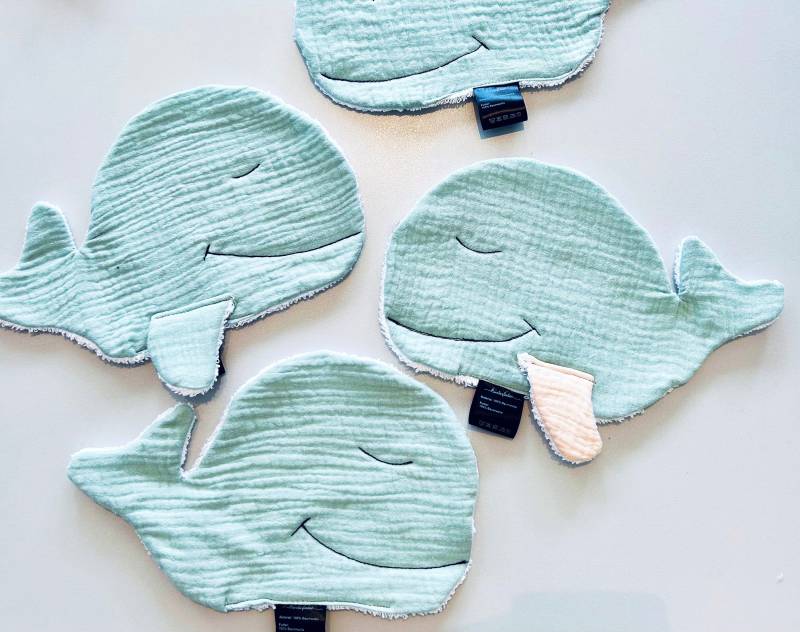 Zauberhafte Musselin Waschlappen Für Babys Und Kinder in Verschiedenen Farben - Das Perfekte Geschenk Zur Geburt von Etsy - KuestenfieberDesign