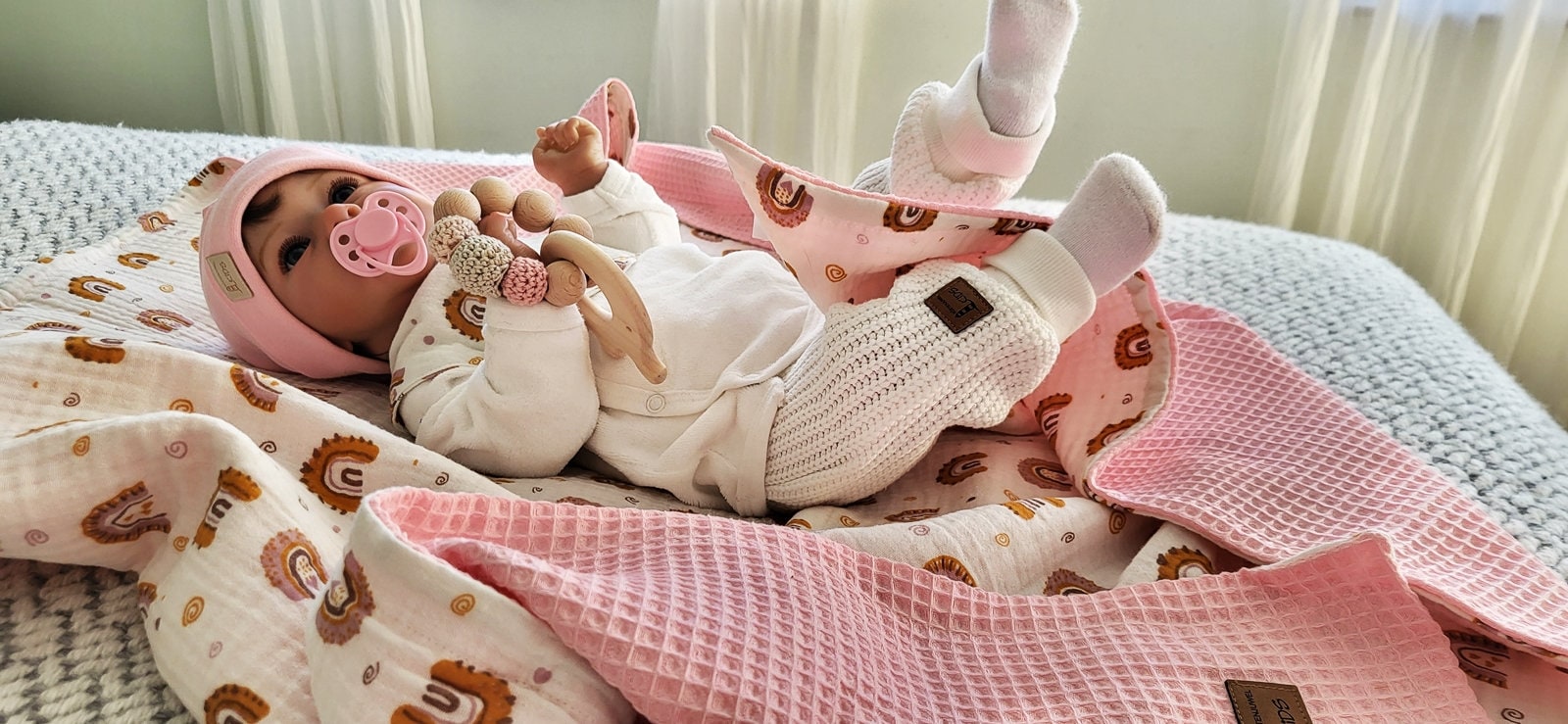 Baby Kuscheldecken Set , Wickeldecke Aus 100% Baumwolle, Sanftes Kuschelerlebnis Für Dein - Babydecke Musselin Und Waffelpiqué Baby Kuscheldecken Set , Wickeldecke Aus 100% Baumwolle, Sanftes Kuschelerlebnis Für Dein - Babydecke Musselin Und Waffelpiqué von Etsy - Kuestenjuwel