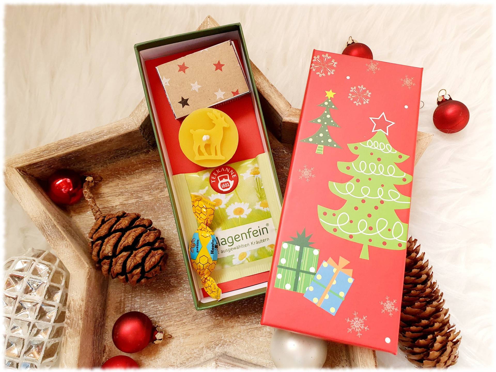 Kleines Weihnachtsgeschenk Geschenk Weihnachten Frauen Kleine Auszeit Mitbringsel Adventskalender Bienenwachskerze Geschenkebox Laviosar von Etsy - LAVIOSAR