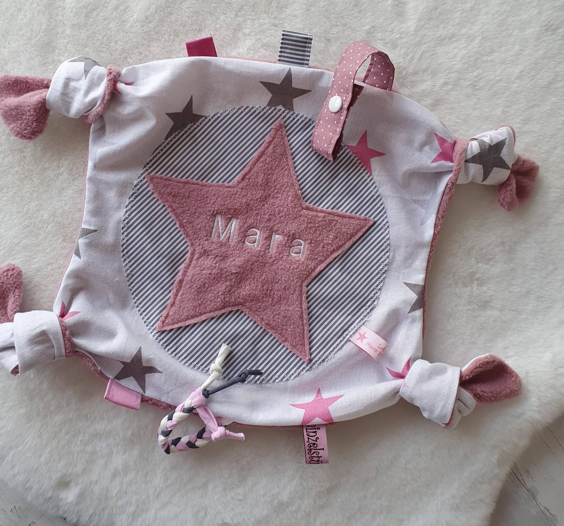 Schmusetuch Handgenäht Personalisiert, Geschenk Baby Mädchen, Sabbertuch Geburt Baby, Knistertuch Laviosar Schmusetuch Handgenäht Personalisiert, Geschenk Baby Mädchen, Sabbertuch Geburt Baby, Knistertuch Laviosar von Etsy - LAVIOSAR