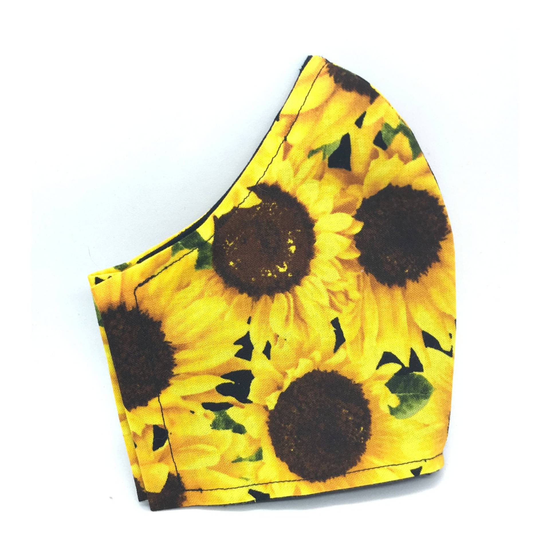 Gelbe Sonnenblume Gesichtsmaskenhülle Mit Nasendraht Und Filtertasche Xs Bis Xl Gesichtsmasken | S, Strümpfe Stuffers von Etsy - LCDArtShop