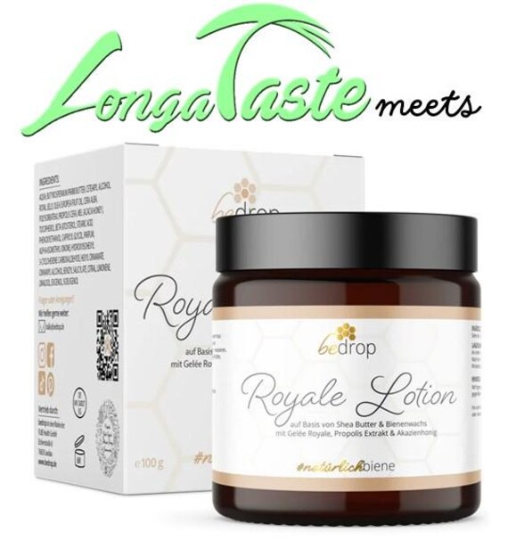 Bedrop Royale Lotion Bodylotion Mit Gelée Royale, Sheabutter & Akazienhonig 100G von Etsy - LONGATASTE