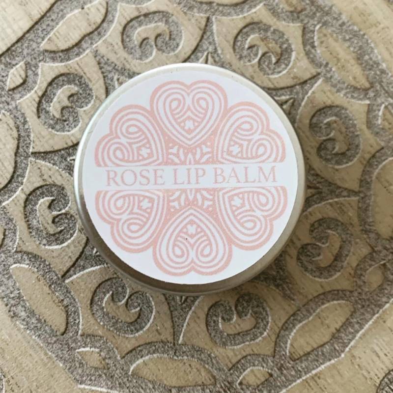 Rosen Lippenbalsam von Etsy - LalunahSoul