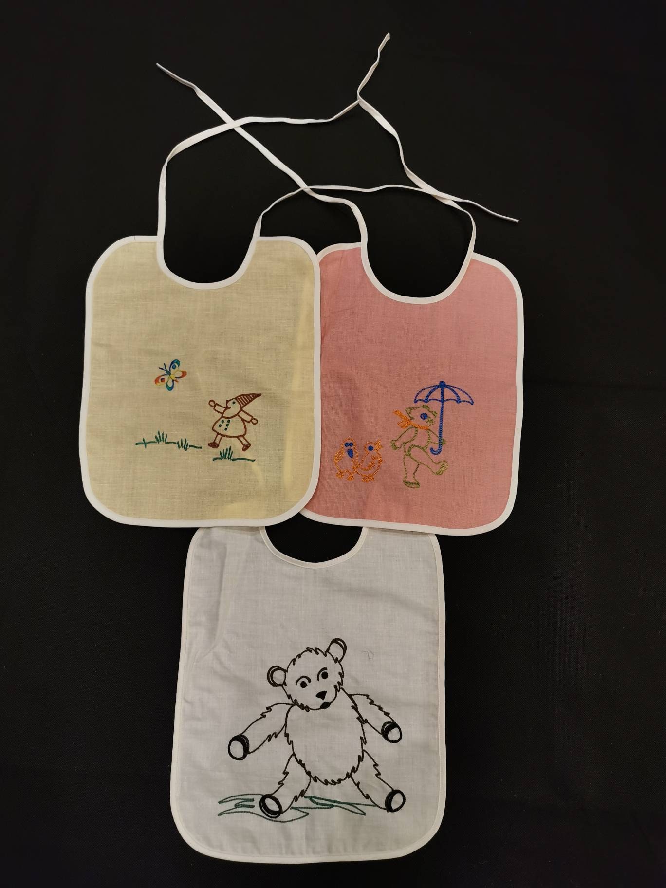 3 Teiliges Baby Baumwolle Bestickt Lätzchen Babylatz Taufe Latz Handarbeit Pastell 3 Teiliges Baby Baumwolle Bestickt Lätzchen Babylatz Taufe Latz Handarbeit Pastell von Etsy - Landmum