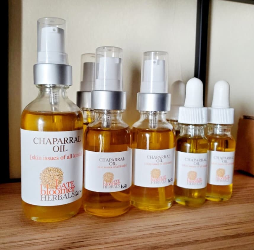 Chaparral Oil - Schönheitsserum, Hautpflege von Etsy - LateBloomerHerbals