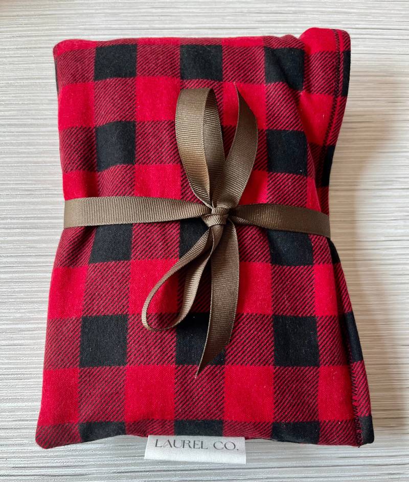 Mittelgroße Schmerzlindernde Wärme -/Kühlpackung Perfekt Für Sportler, Bietet Komfort, Rot Schwarzes Buffalo Plaid, Tolles Geschenk Mutter von Etsy - LaurelCoUS