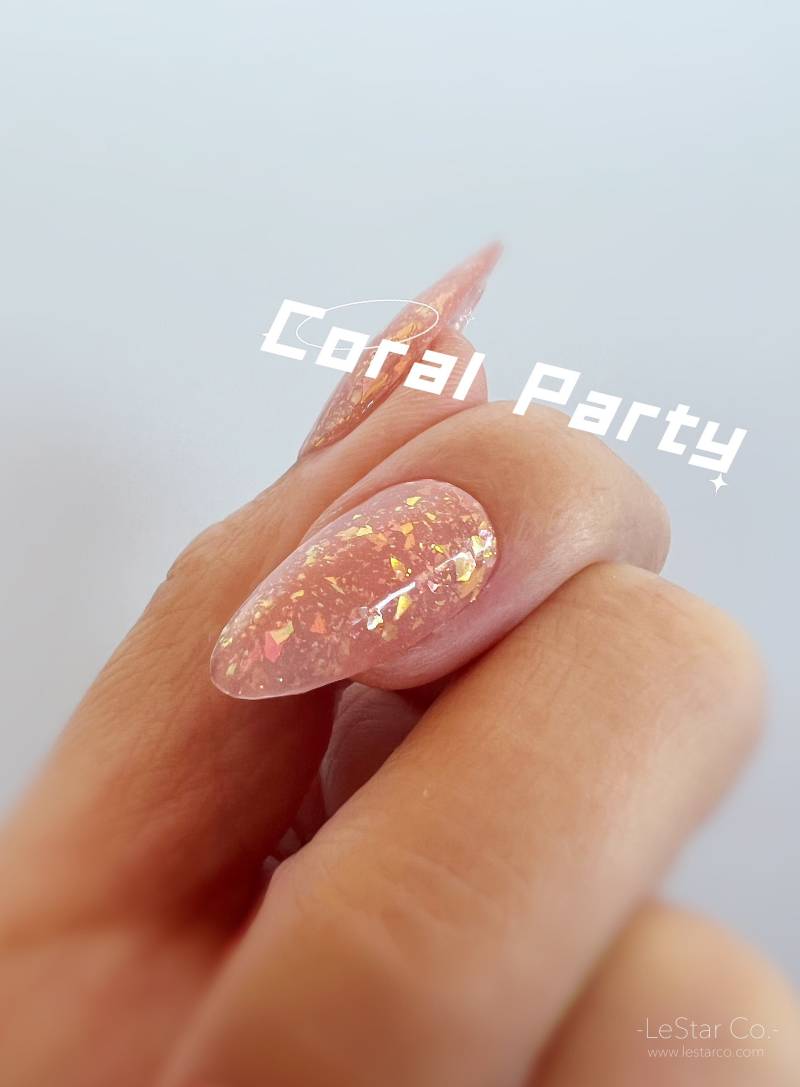 Korallenparty | Farbwechsel Sheer Light Pink Ultra Shine Long Lasting Pinsel Auf Uv Gels Home Nagel Diy False Tips Maniküre Nail Art Versorgung von Etsy - LeStarCo