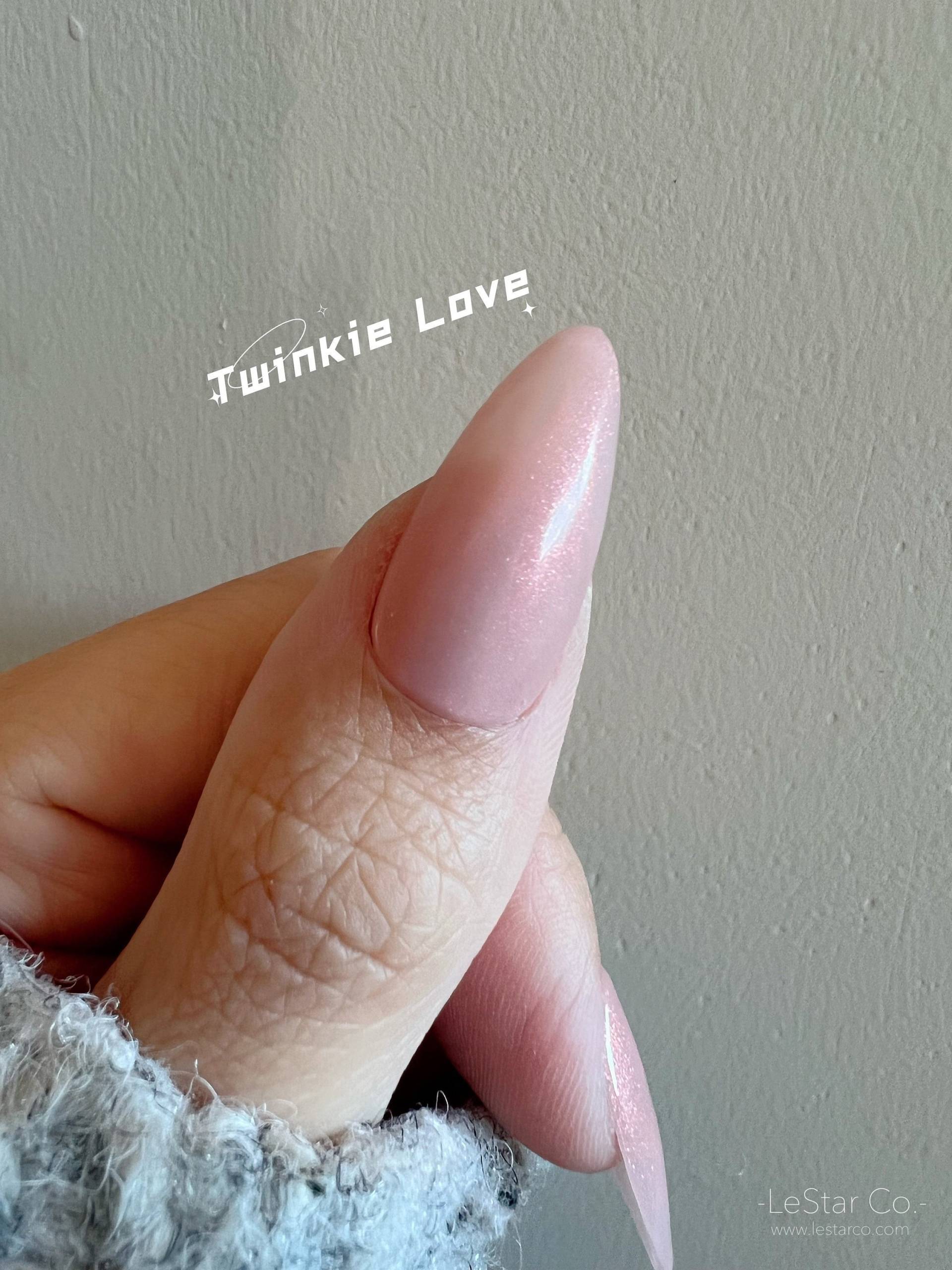 Liebe Twinkie | Sheer Pink Mit Rosa Schimmer Ultra Shine Long Lasting Brush Auf Uv Gels Home Nail Diy False Tips Maniküre Art Versorgung von Etsy - LeStarCo