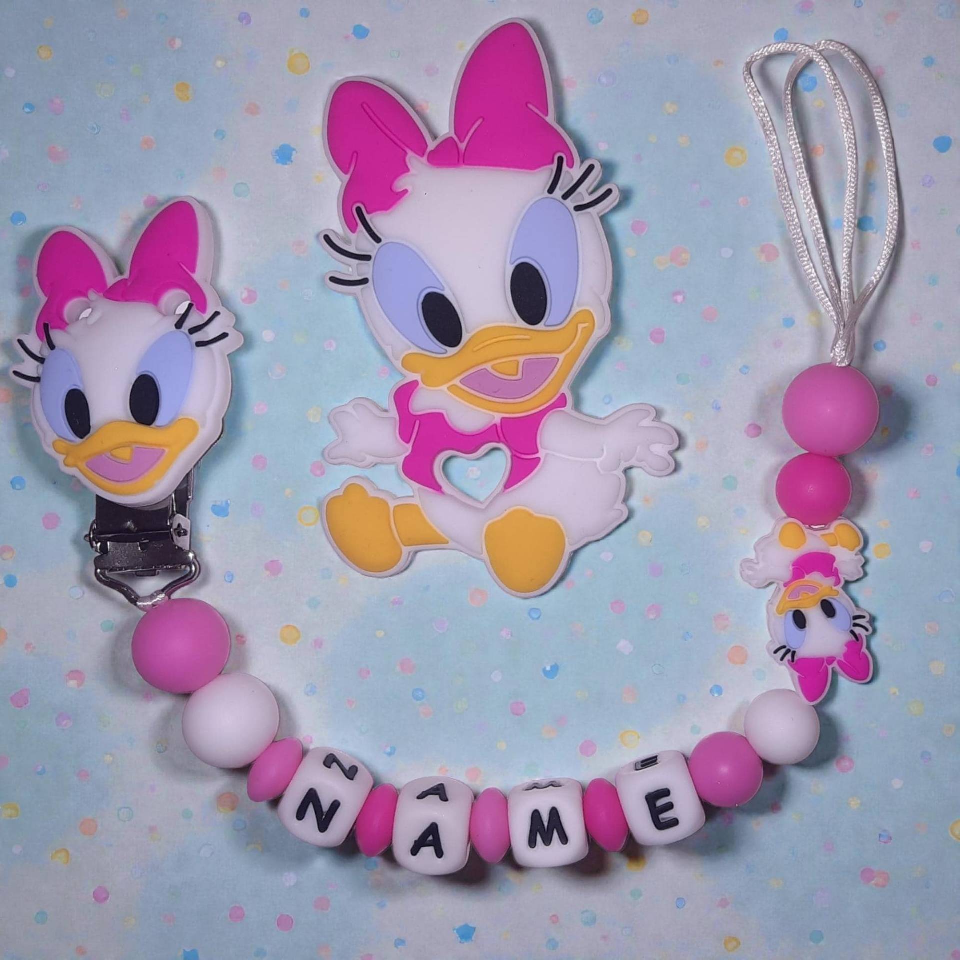 Schnullerkette Personalisiert Mit Beissring Schnullerkette Personalisiert Mit Beissring von Etsy - LemeravigliedimariCo