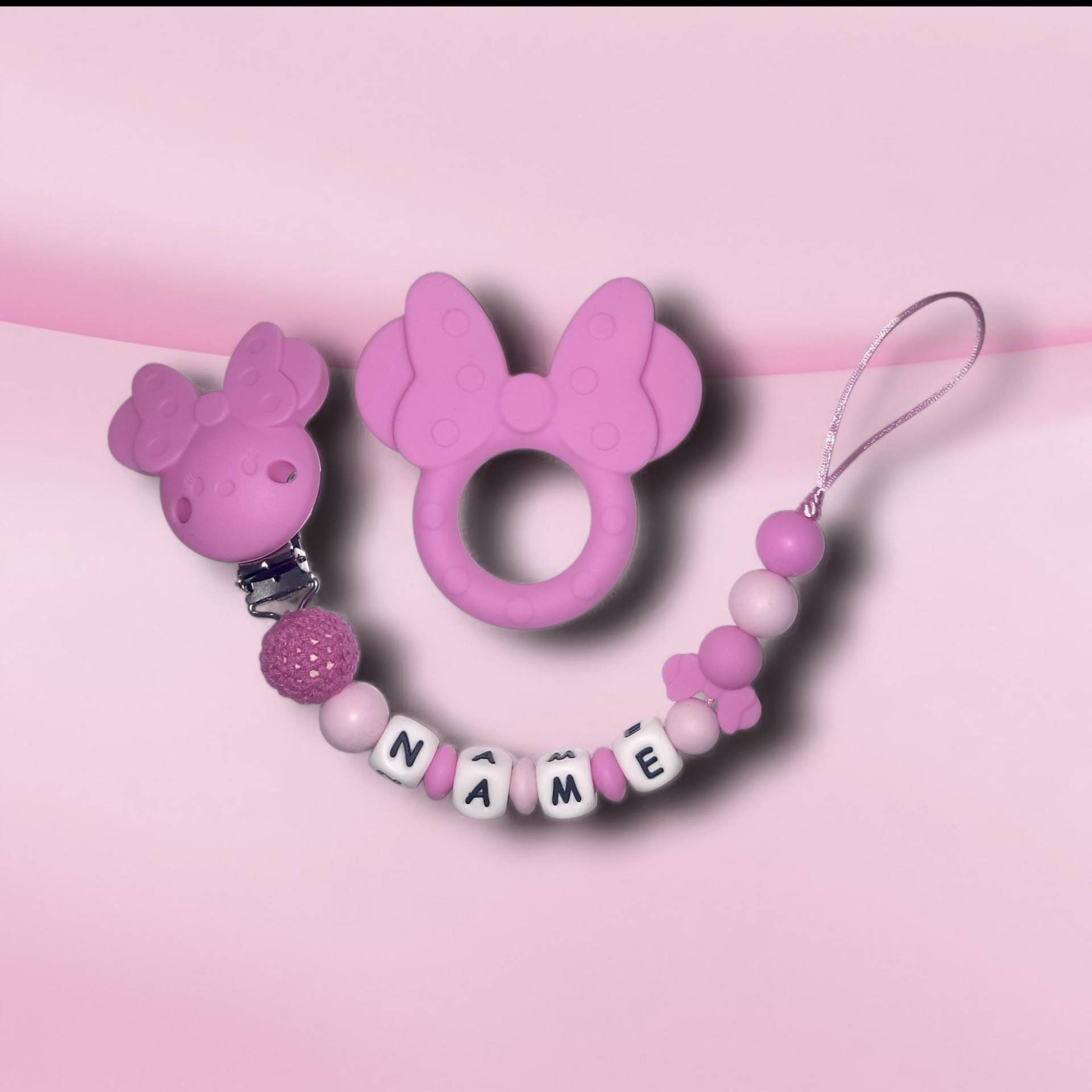 Schnullerkette Personalisiert Mit Beissring Schnullerkette Personalisiert Mit Beissring von Etsy - LemeravigliedimariCo