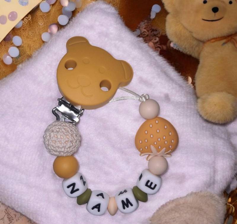 Schnullerkette Personalisiert von Etsy - LemeravigliedimariCo