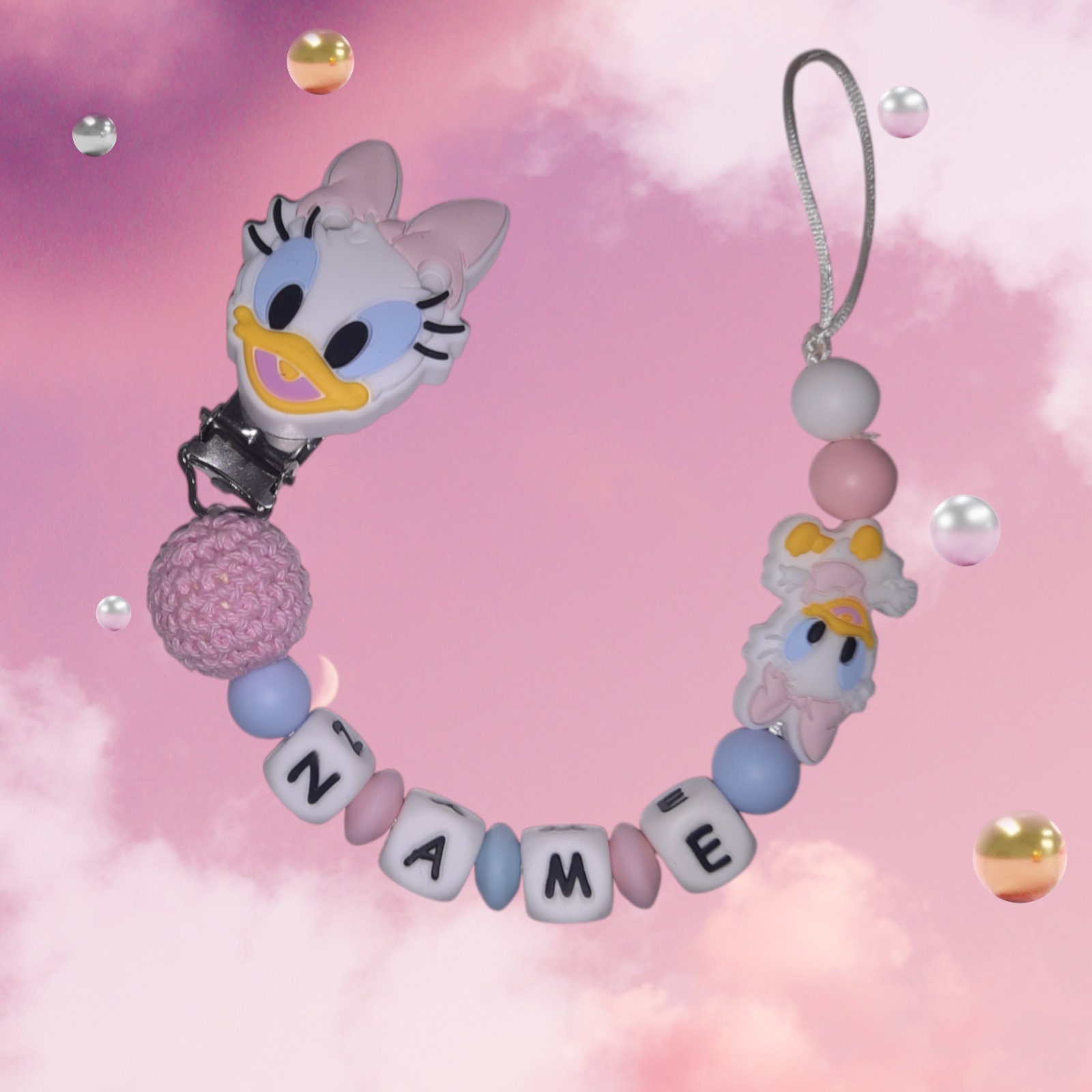 Schnullerkette Personalisiert Schnullerkette Personalisiert von Etsy - LemeravigliedimariCo