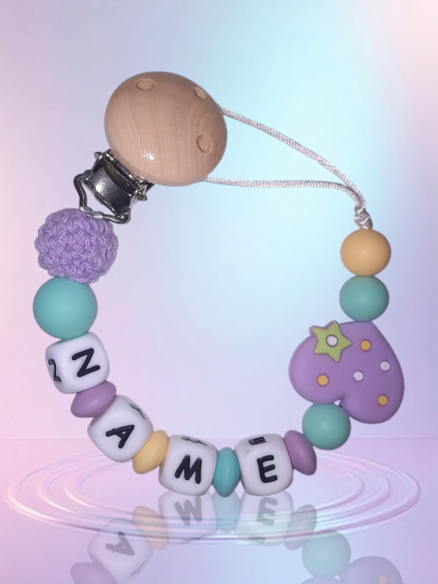 Schnullerkette Personalisiert Schnullerkette Personalisiert von Etsy - LemeravigliedimariCo