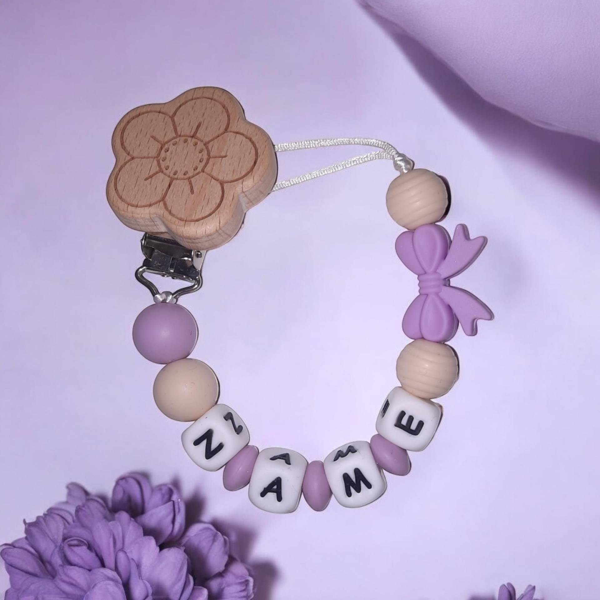 Schnullerkette Personalisiert Schnullerkette Personalisiert von Etsy - LemeravigliedimariCo