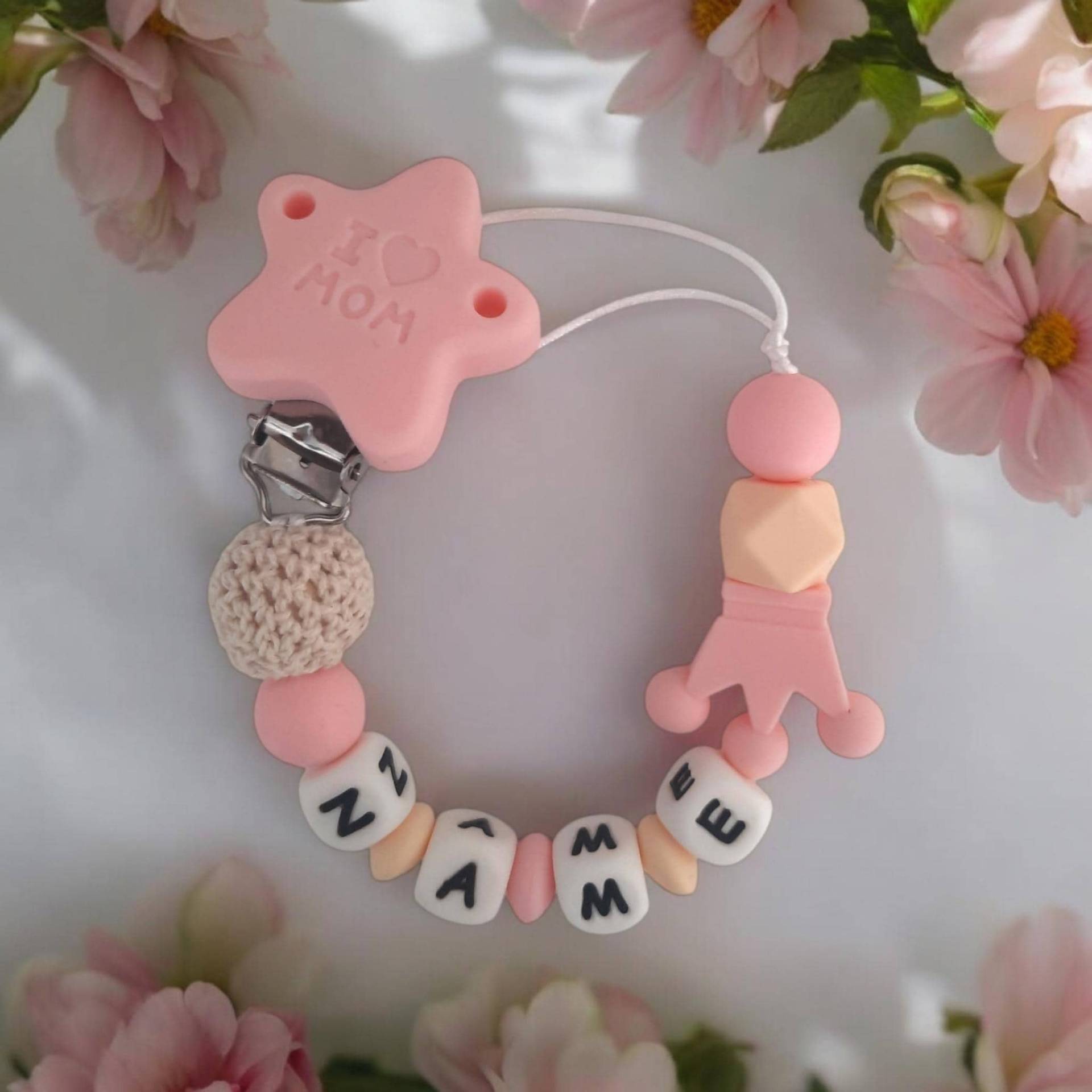 Schnullerkette Personalisiert Schnullerkette Personalisiert von Etsy - LemeravigliedimariCo