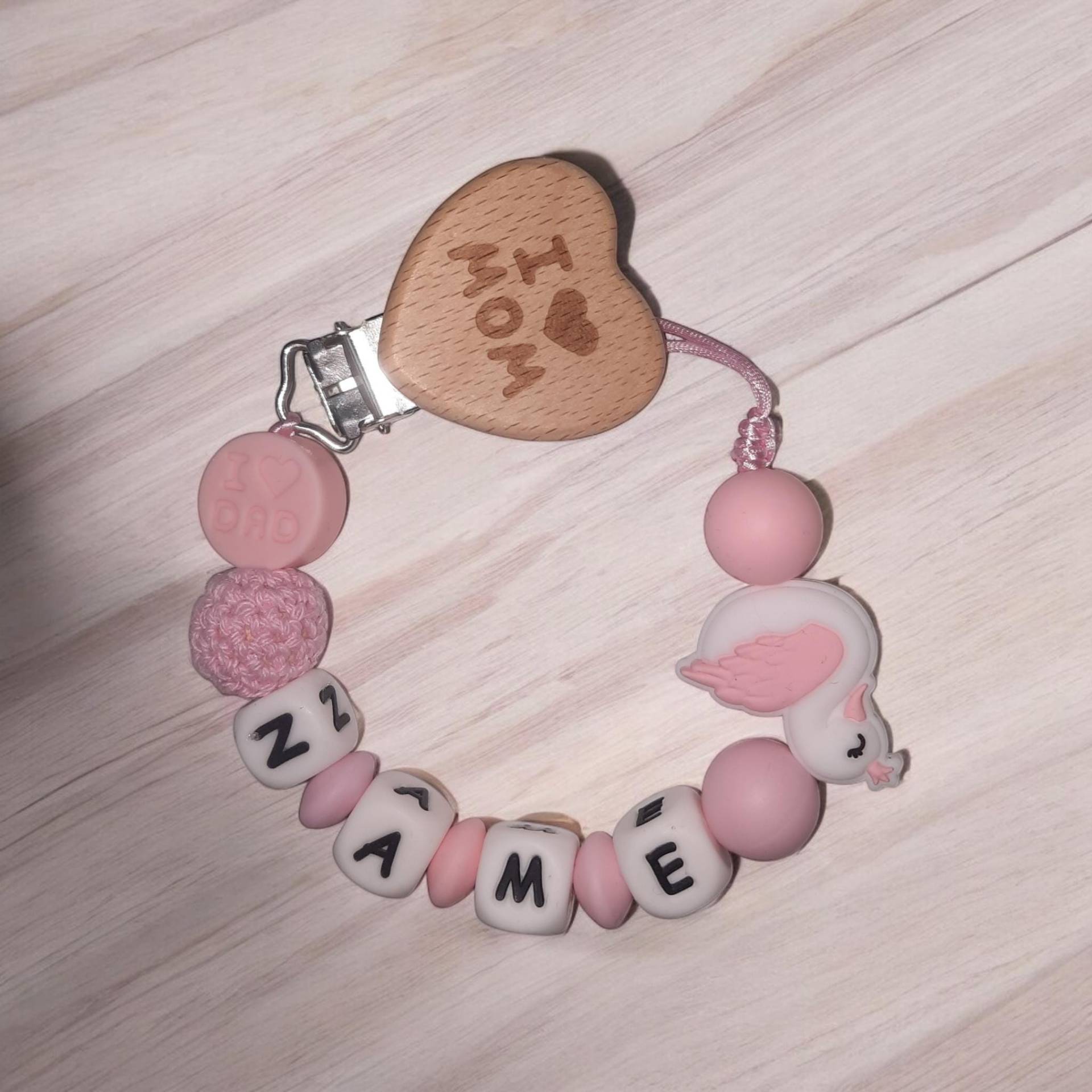 Schnullerkette Personalisiert Schnullerkette Personalisiert von Etsy - LemeravigliedimariCo