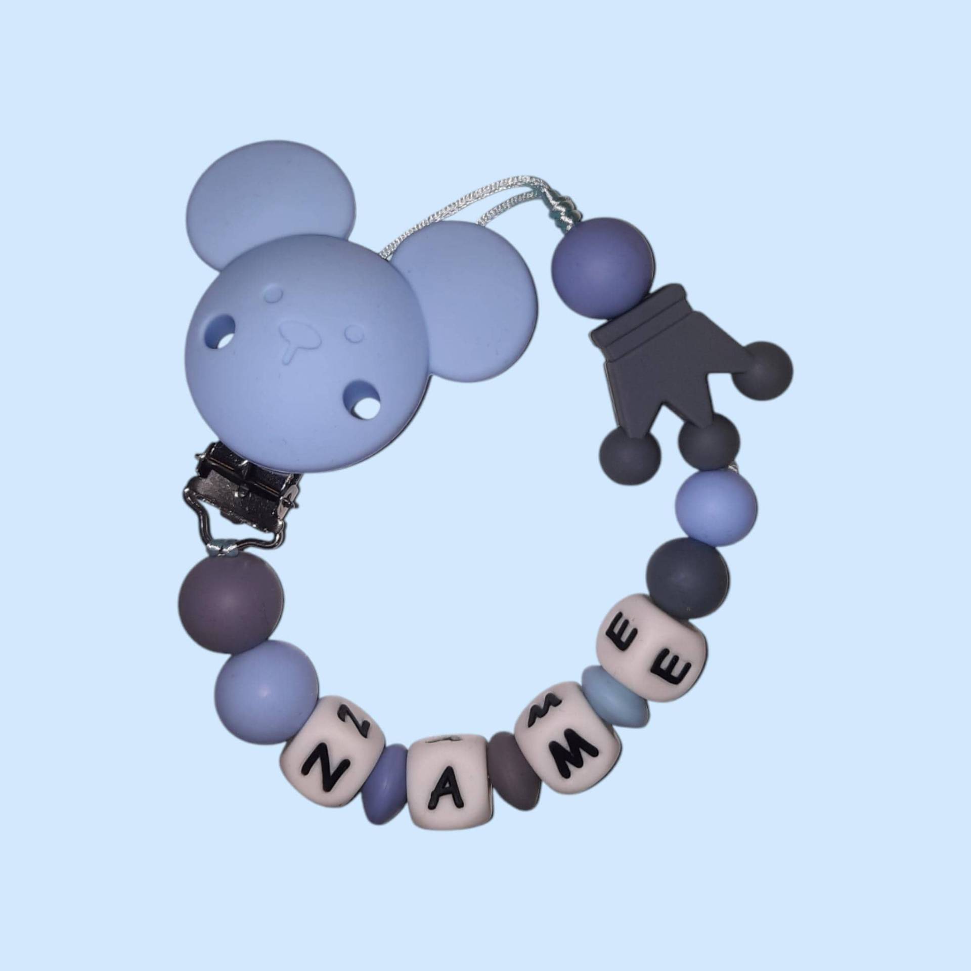 Schnullerkette Personalisiert Schnullerkette Personalisiert von Etsy - LemeravigliedimariCo