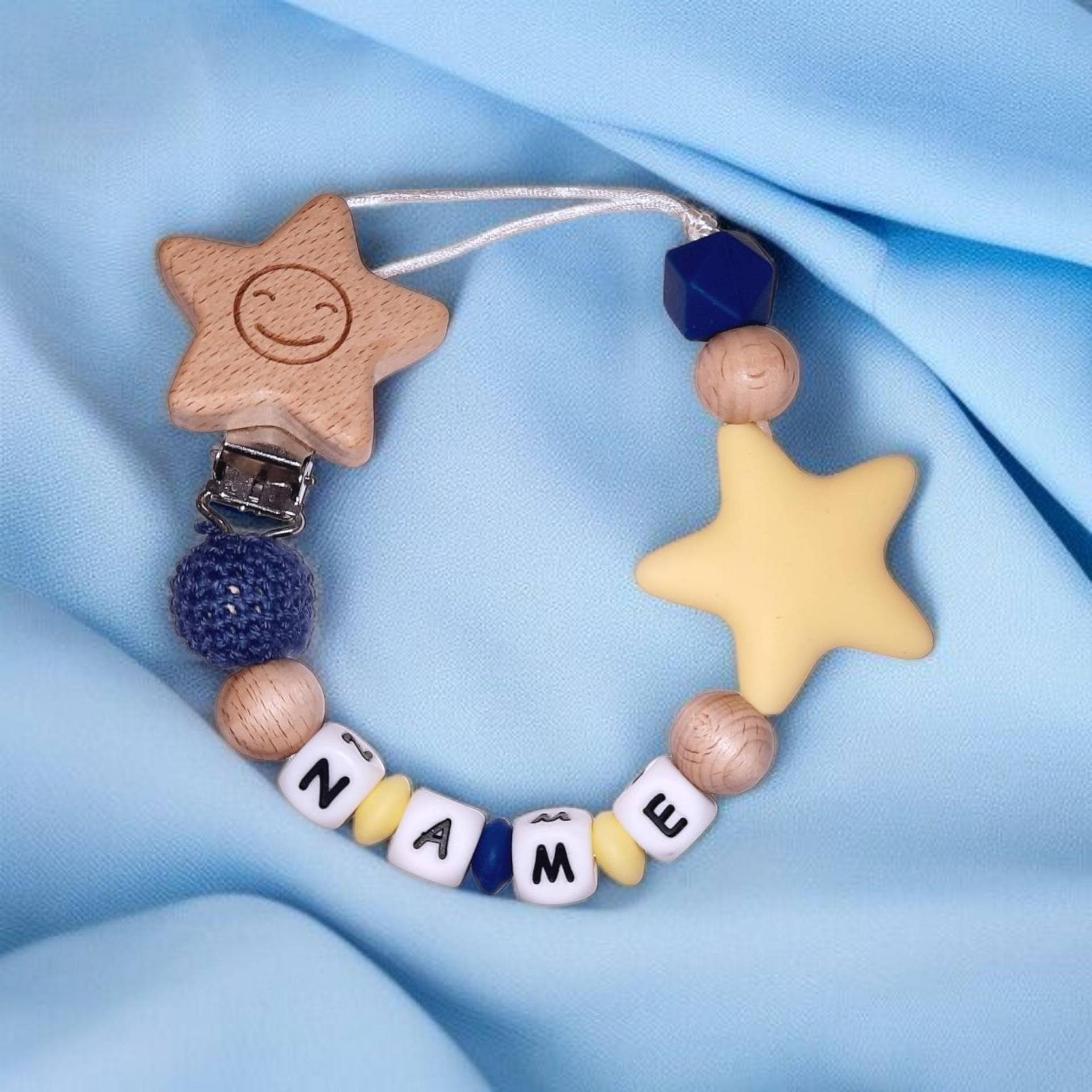 Schnullerkette Personalisiert Schnullerkette Personalisiert von Etsy - LemeravigliedimariCo