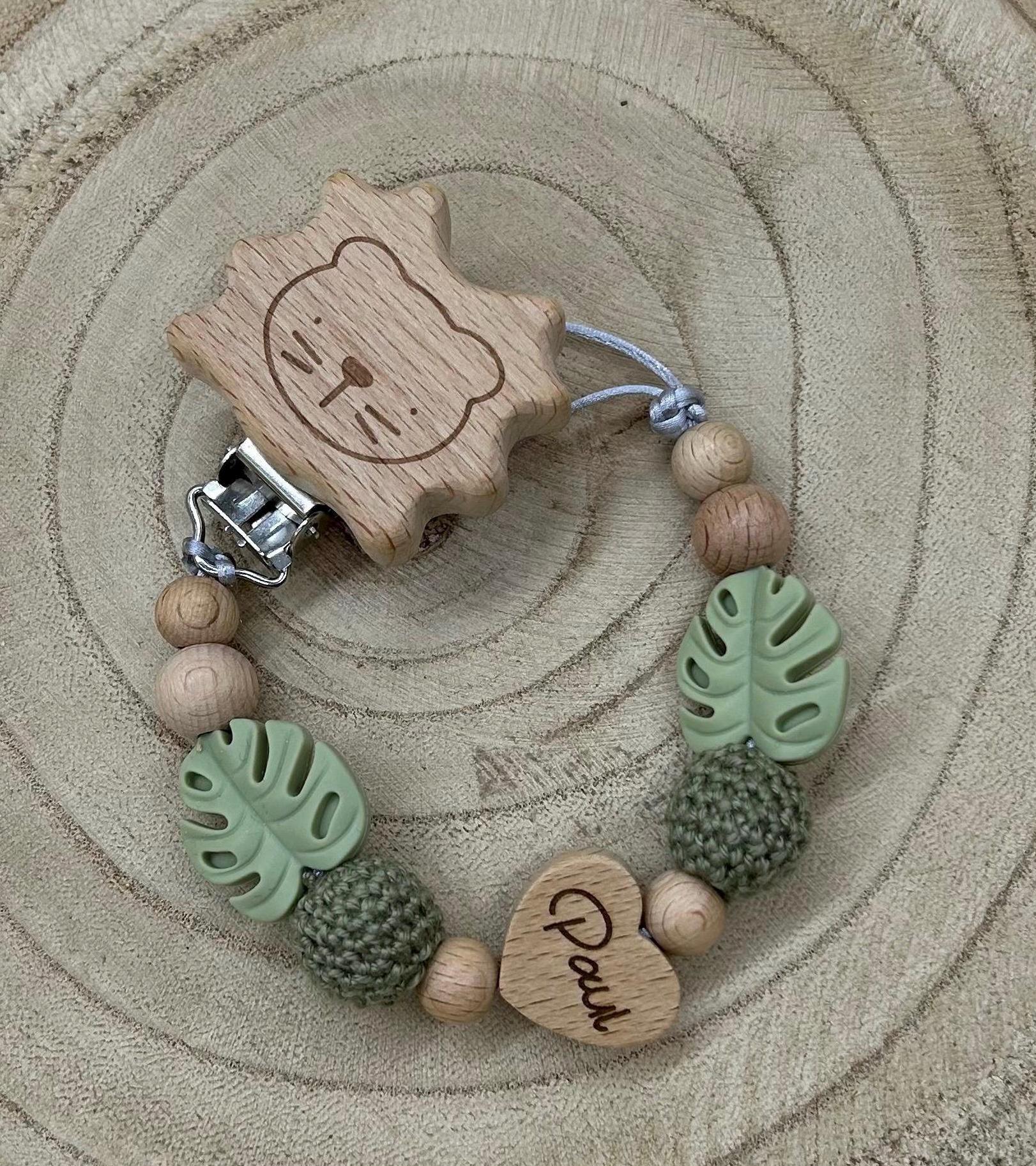 Schnullerkette Graviert Geschenk Taufe/Geburt Verschiedene Schriftarten Clips Babygeschenk Taufgeschenk von Etsy - LemonandCocoa