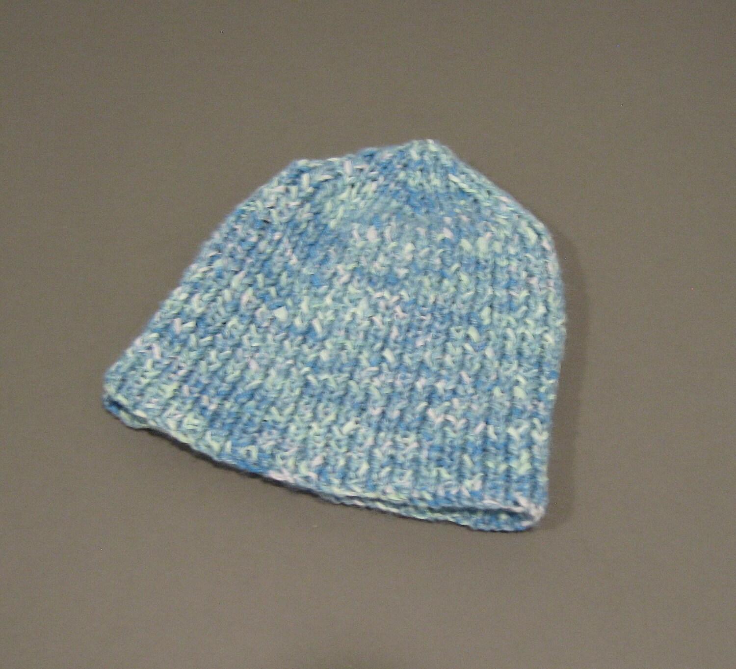Baby Blau Gestrickte Mütze - Lk101 Baby Blau Gestrickte Mütze - Lk101 von Etsy - LenasKnitting