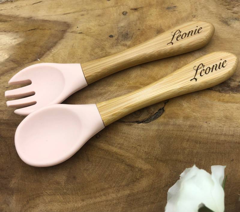 Personalisiertes Babybesteck Aus Holz von Etsy - LesmiminesdeMarie