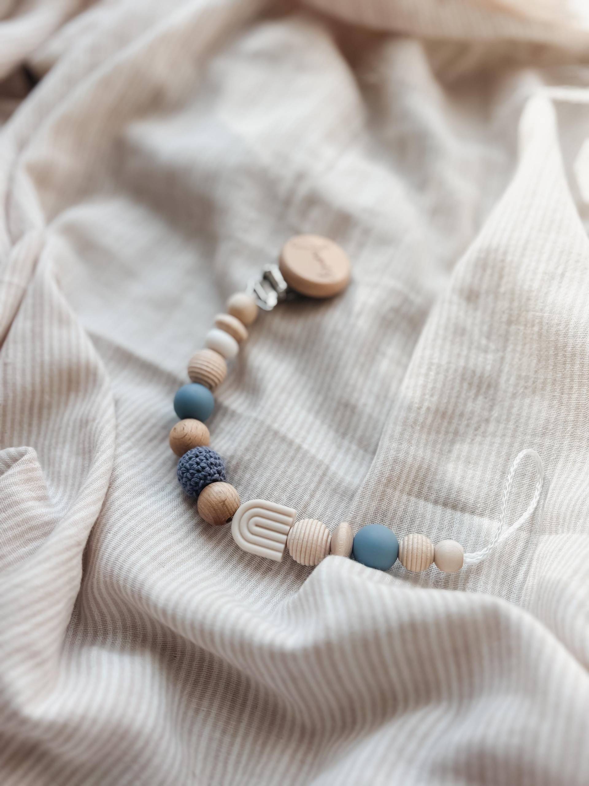 Schnullerkette Mit Namen - Personalisiert Blau Regenbogen Geschenke Zur Geburt Und Taufe Schnullerkette Mit Namen - Personalisiert Blau Regenbogen Geschenke Zur Geburt Und Taufe von Etsy - LeukkStudio