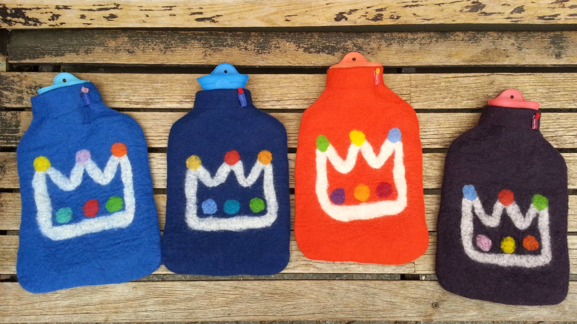 Wärmflasche Mit Gefilzter Hülle, Royal Wärmflasche Mit Gefilzter Hülle, Royal von Etsy - Lieberfilz