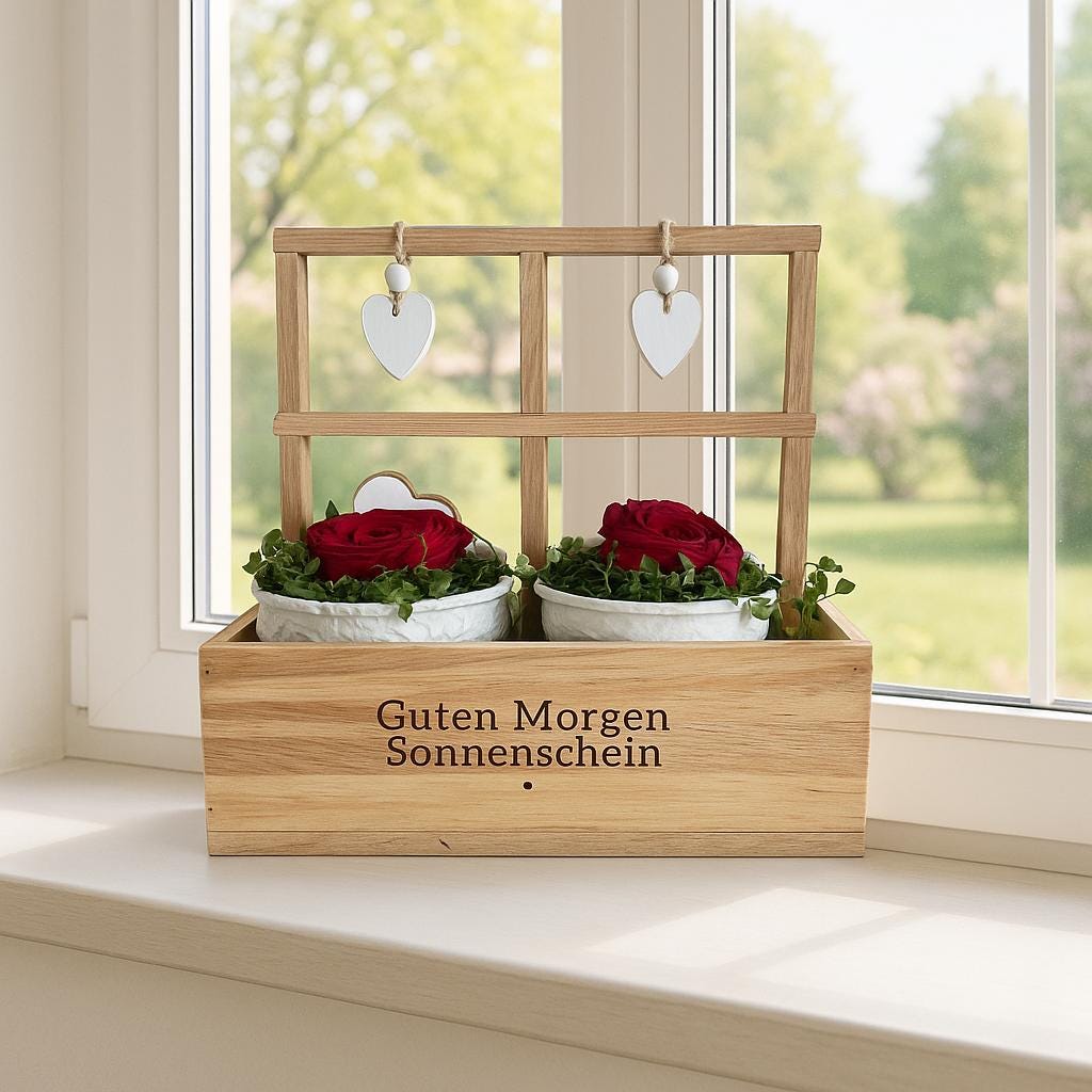 Blumenkasten Aus Holz „Guten Morgen Sonnenschein" Mit Rosen - Handgemachte Geschenkidee Fensterbankdeko | Muttertag, Geburtstag, Einzug Blumenkasten Aus Holz „Guten Morgen Sonnenschein" Mit Rosen - Handgemachte Geschenkidee Fensterbankdeko | Muttertag, Geburtstag, Einzug von Etsy - LieblingeundCo