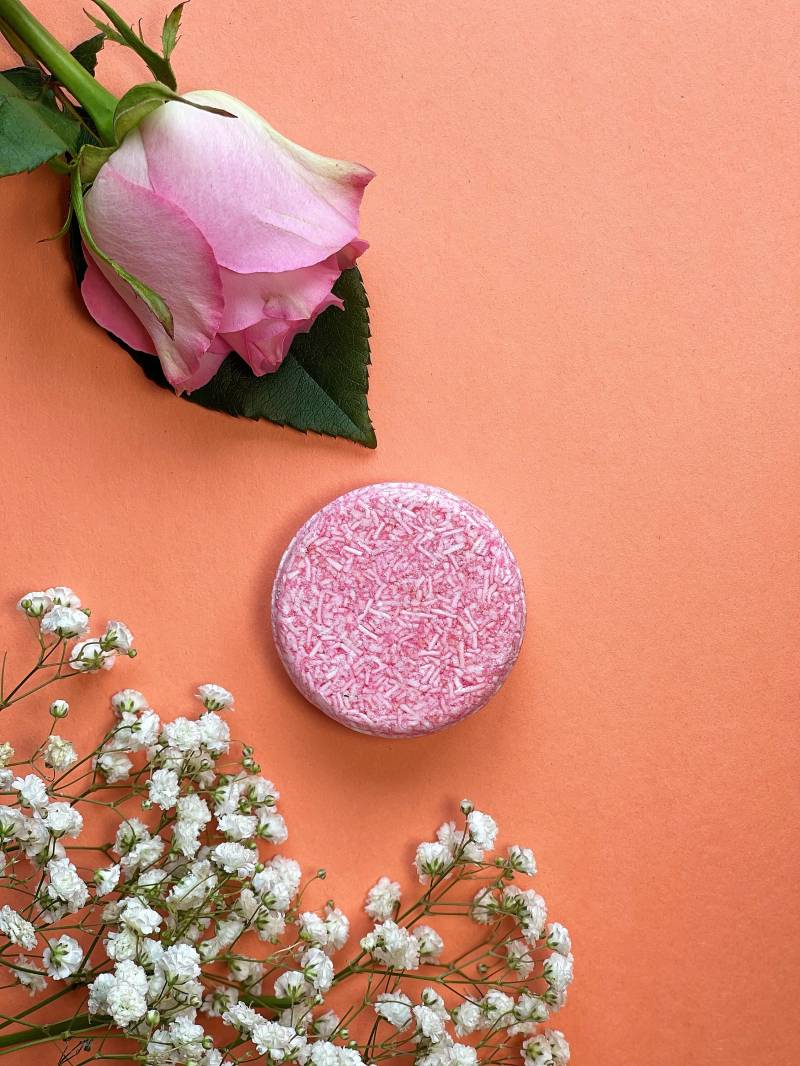 Rose Organic Vegan Shampoo Bar - Umweltfreundlich Zero Waste Plastikfrei Schönheit Und Aromatherapie Reise von Etsy - LiluOrganic