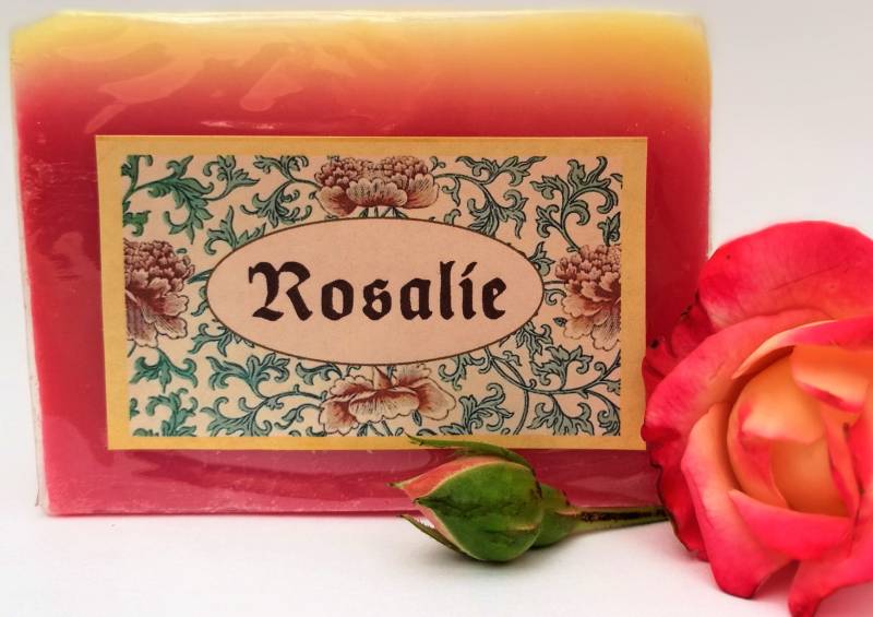 60, 00 Eur/Kg Rosalie, Rosenduftseife von Etsy - Linneaseifen