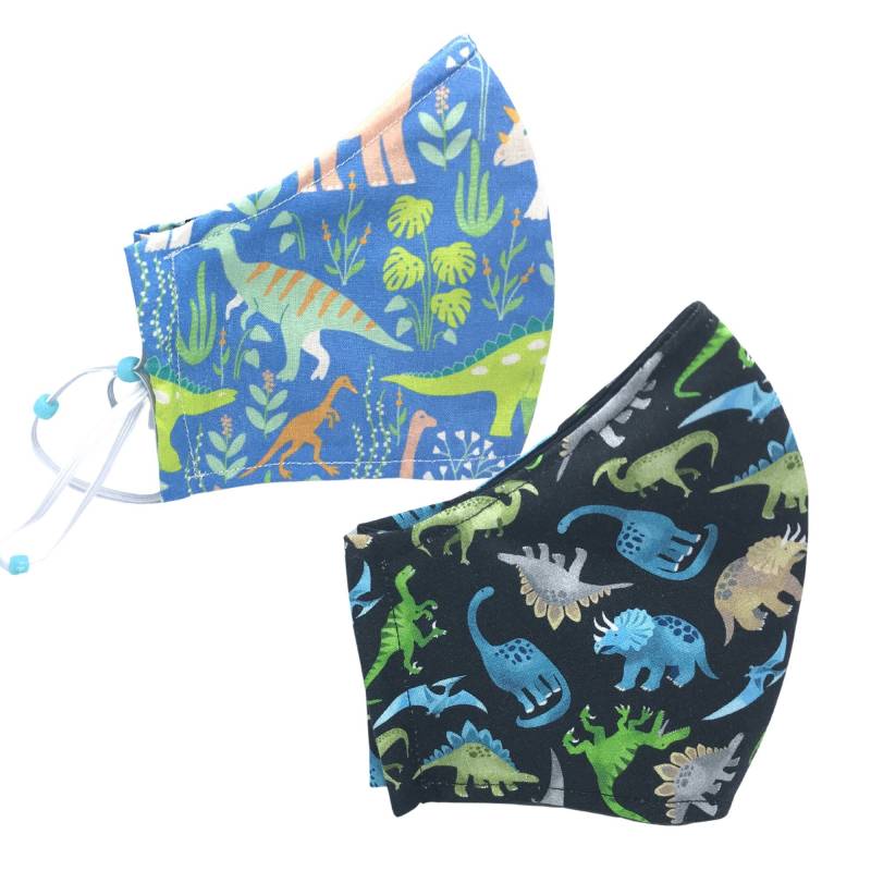 Räumungsmaske Schwarz Blau Dinosaurier Gesichtsmaske Mit Nasendraht & Filtertasche Erwachsene Große von Etsy - LisArtCanada