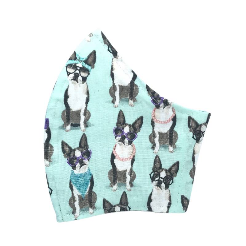 Boston Terrier Gesichtsmaske Mit Nasendraht & Filtertasche - Jugendgesichtsmaske Geschenk Für Sie von Etsy - LisArtCanada