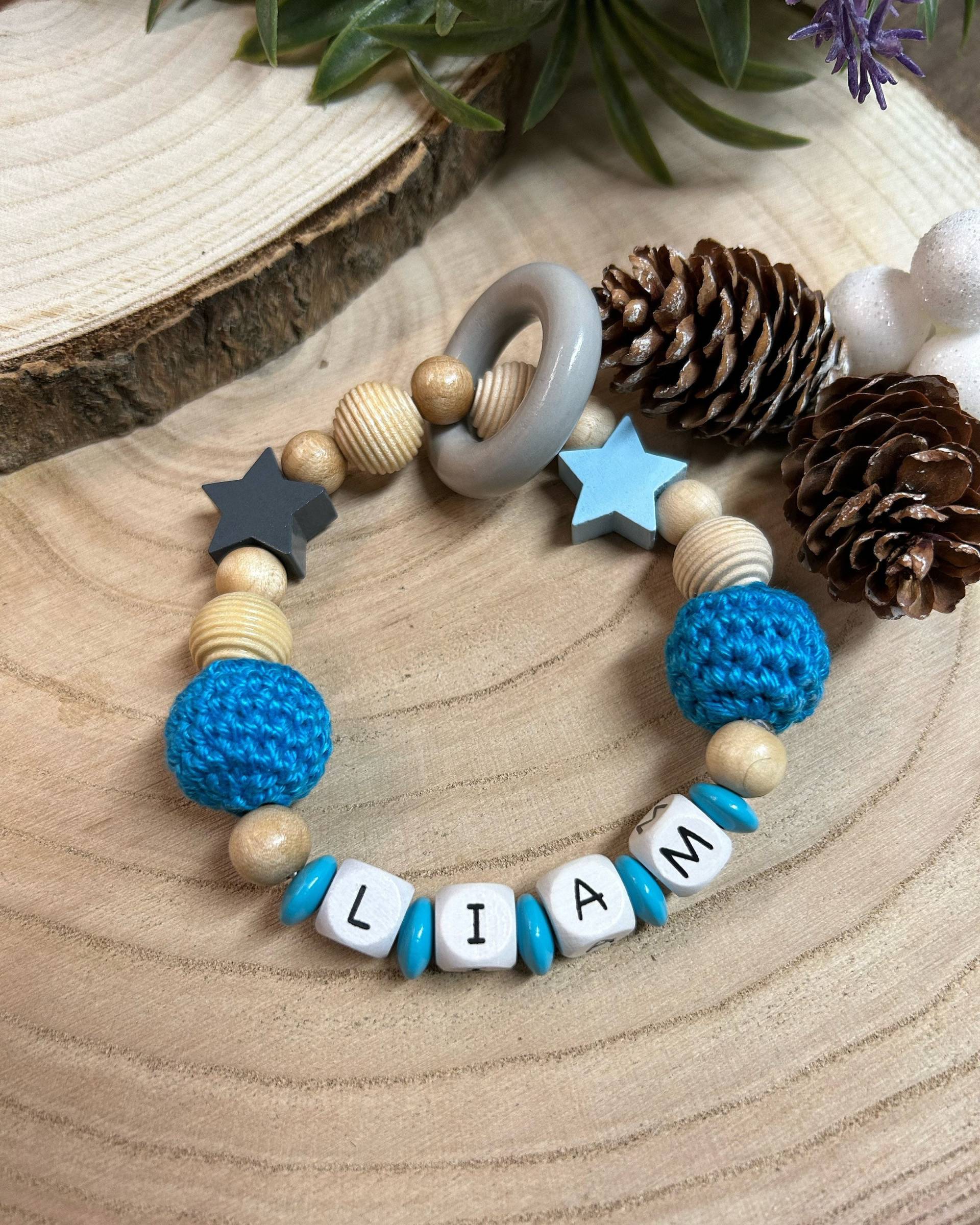 Greifling Aus Holz/Personalisiertes Geschenk Optimal Zur Geburt Oder Taufe von Etsy - LittleLovesKetten