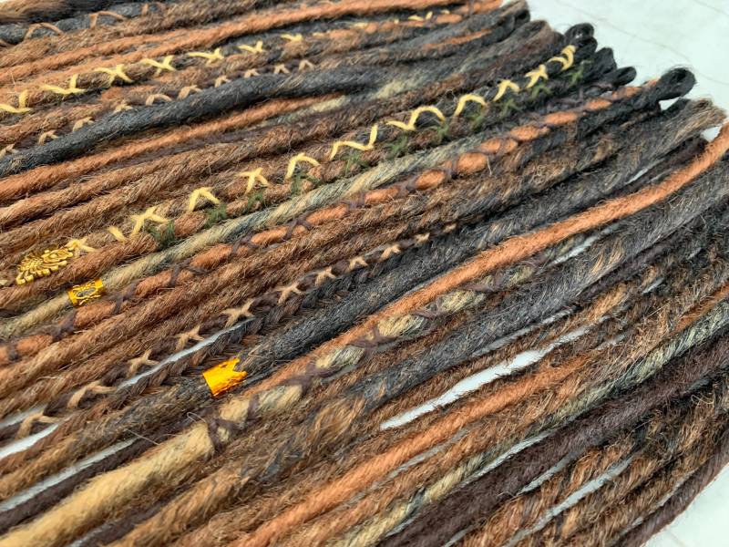 Natural Harmony | Se Or De Smooth Dreadlocks Extensions Synthetic Dreads Partial Full Sets Brown Blond Lightblond Darkbrown Copper von Etsy - LivanaDreadart