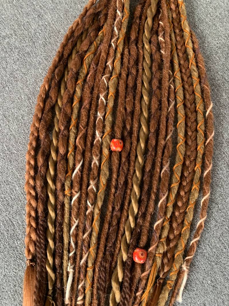 Proud Ginger | Se Or De Dreadlocks Extensions Synthetic Dreads Partial Full Sets Ginger Copper Darkcopper Brown von Etsy - LivanaDreadart