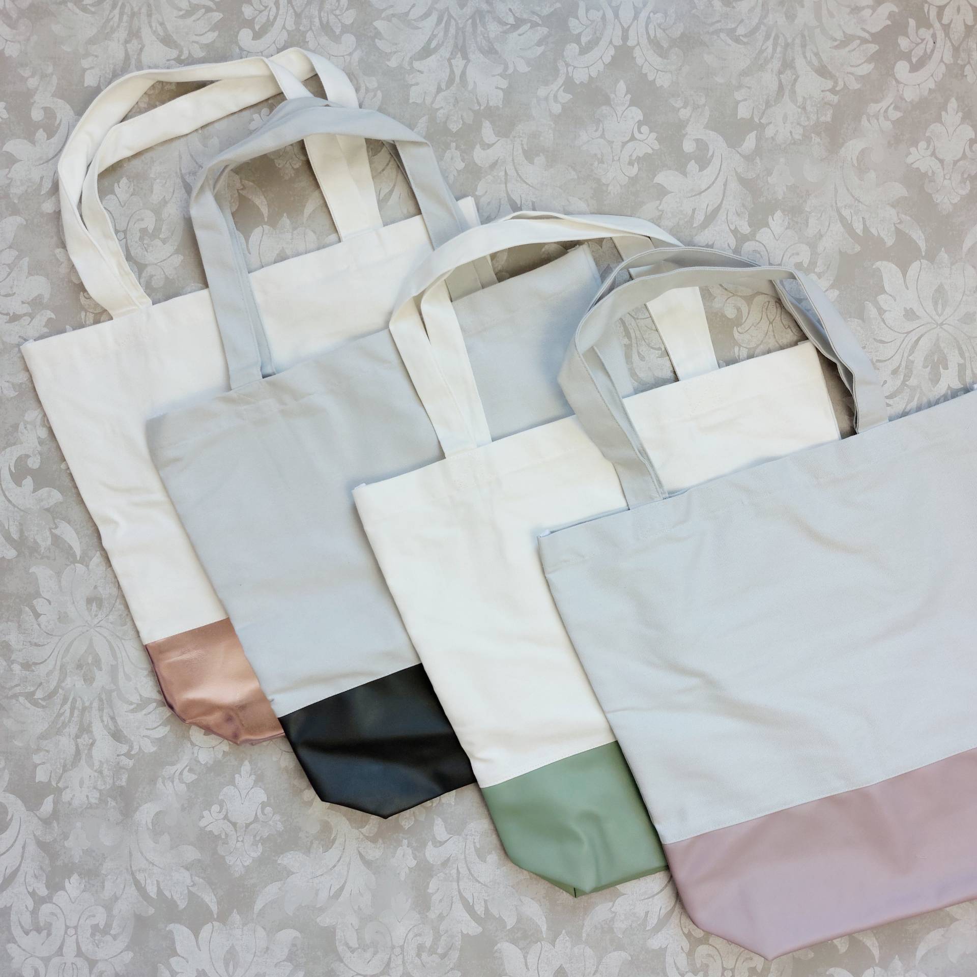 Shopper Bag Mit Pu-Borte - By Penny Roger von Etsy - LiviettaShop