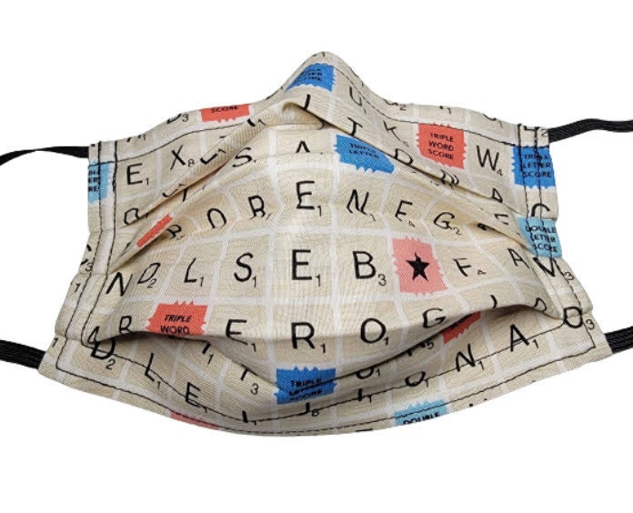 Word Puzzle Gesichtsmaske Verstellbar Wiederverwendbare Mit Nasennadel Draht Und Filterfach von Etsy - LochNessLocker