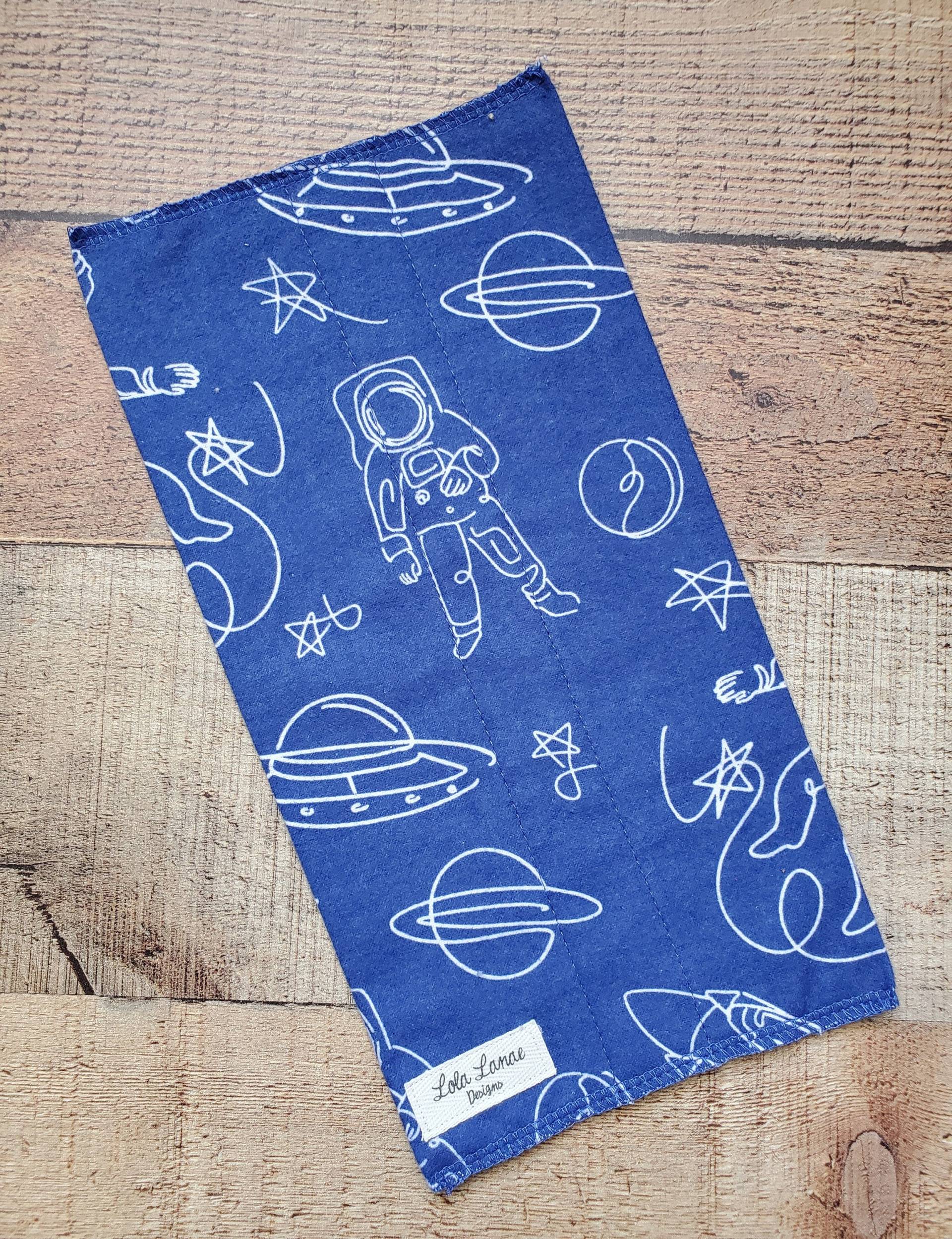 Astronauten Raum Super Kuscheln Flanell Kleine Burp Tuch 100 % Baumwolle Rag Extra Absorbierende Weiche Bunte Unpaper Handtuch Kinder Serviette von Etsy - LolaLanaeDesignsCo